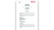 Konformitätserklärung –  HomeTec Pro Tastatur CFT3000 © ABUS